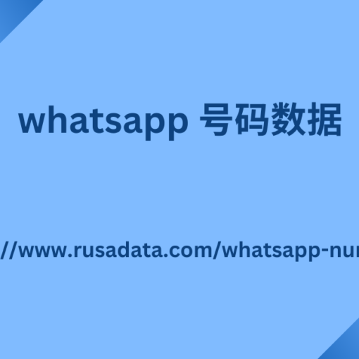 WhatsApp 号码数据