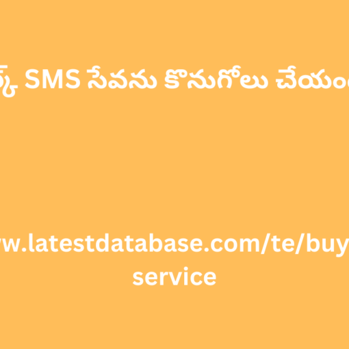 బల్క్ SMS సేవను కొనుగోలు చేయండి