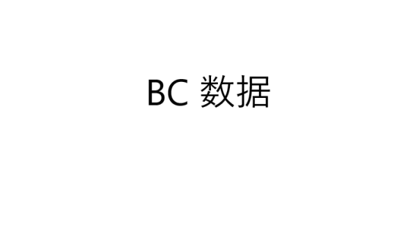 BC 数据